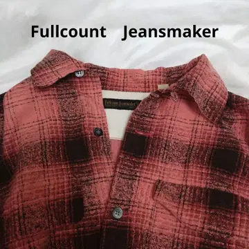 FULLCOUNT 풀카운트 플란넬 셔츠 체크 셔츠 40 긴팔 셔츠