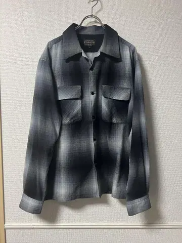PENDLETON 코튼 옴브레 섀도우 체크 셔츠