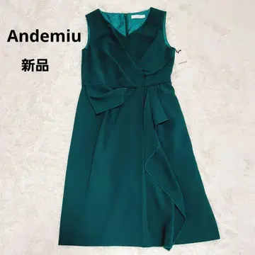 새상품 Andemiu V 크로스 리본 원피스 새상품 드레스 포멀
