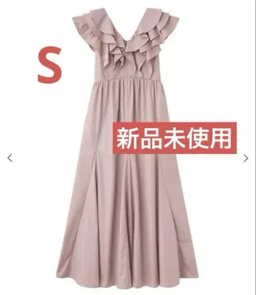 LILLIAN CARAT 프릴 디자인 원피스 (양쪽 포켓 부착)