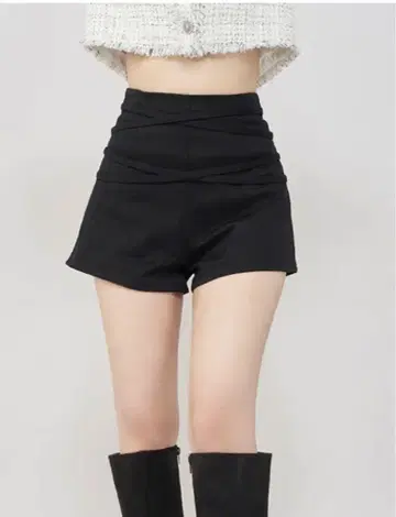 Darich 더블 크로스 벨트 숏 팬츠