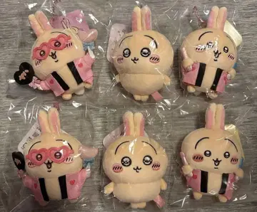 치이카와 토끼 깔끔한 눈의 토끼 마스코트 덕질 부채 응원봉 6개