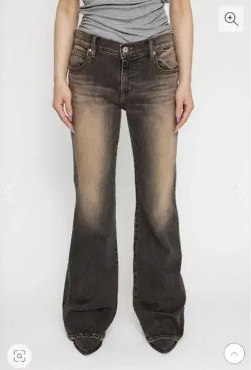LAGUA GEM VESTA LOW WAIST 플레어 데님