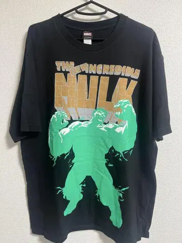MARVEL HULK 헐크 티셔츠 블랙/그린