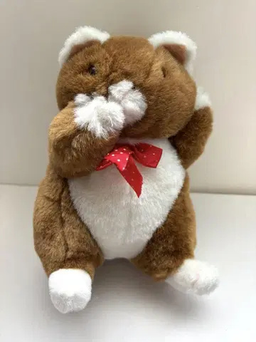 구하기 어려움 U. U. U. 빈티지 레트로 봉제 인형 고양이 고양이