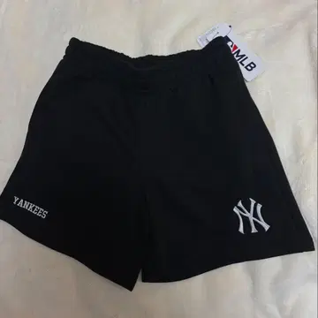 MLB 뉴욕 양키스 자수 로고 NY 맨투맨 숏팬츠 M 사이즈