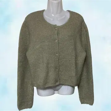 ZARA 자라 가디건 카키 여성용 니트 가을/겨울 긴팔