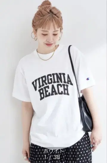 베세 재고 챔피온 별주 슬라브 저리 로고 티셔츠 프리 화이트