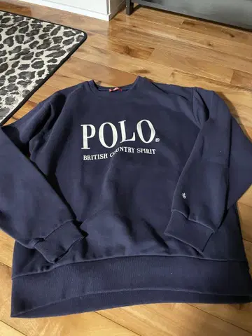 POLO 네이비 맨투맨 L