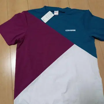 CONVERSE 컨버스 삼색 절개 티셔츠 L