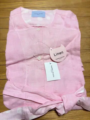와코루 tsumori chisato room 린넨 핑크 룸웨어