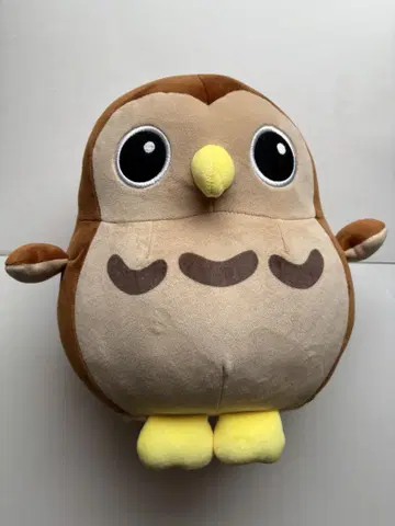 올빼미 봉제 인형 부엉이 CUTE 쫄깃쫄깃 올빼미 복권 약 25cm