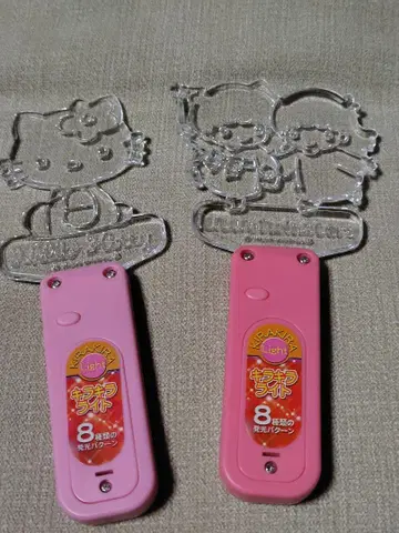 레어 산리오 헬로키티 키키라라 반짝이 라이트 키티 2003