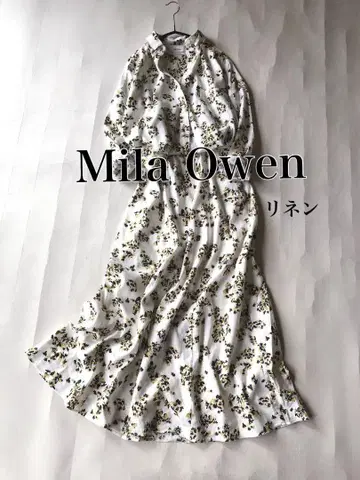 미라 오웬 Mila Owen 셋업 스타일 린넨 원피스