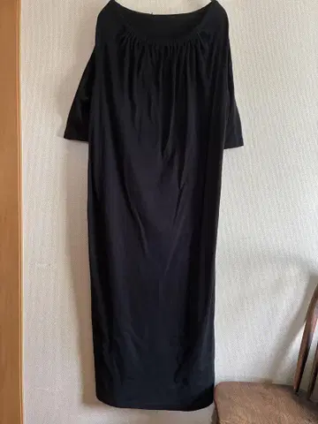 요지야마모토 롱 원피스 7부 소매