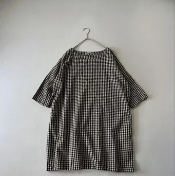 야라 YARRA 린넨 깅엄 체크 원피스