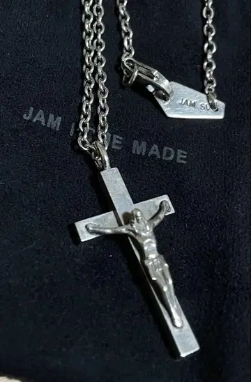 JAM HOME 잼 홈 메이드 묵주 십자가 크로스 목걸이 S