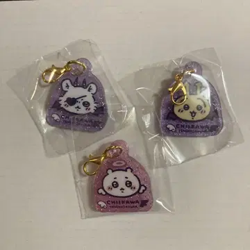 치이카와 (먼작귀) 미니 라메 아크릴 참 3개 세트