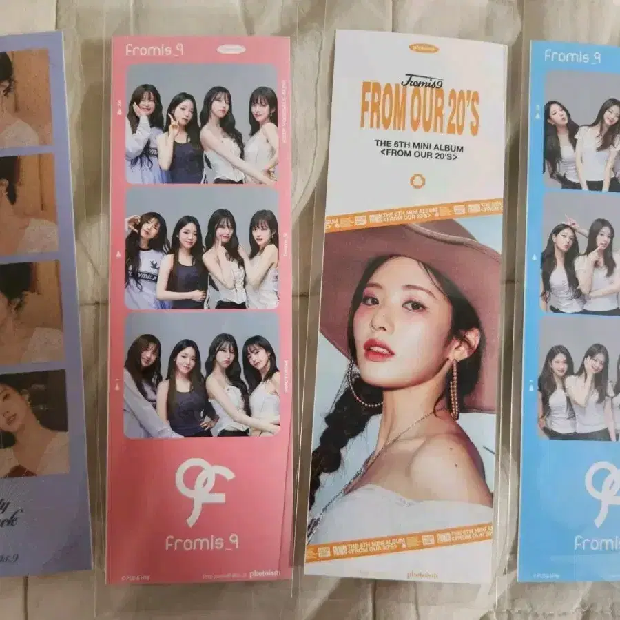 fromis_9 CD4種10枚　直筆サイン特典、フォトカード、ポスター付 FROMIS_9 | 프로미스나인 Fromis_9 Photoism 4 cut photo ID