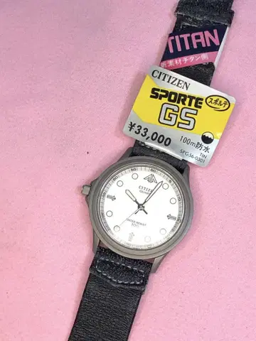미사용 남성용 손목시계 시티즌 SPORTE 스포르테 GS 작동 새 배터리