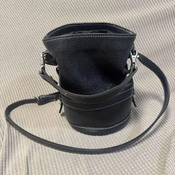 ohga 가죽 숄더백 블랙