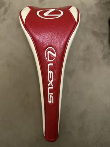 Lexus 드라이버용 골프헤드커버 빨흰