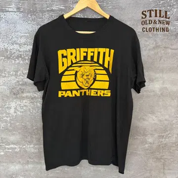 1990년대 GRIFFITH PANTHERS 팀 티셔츠 밑단 싱글