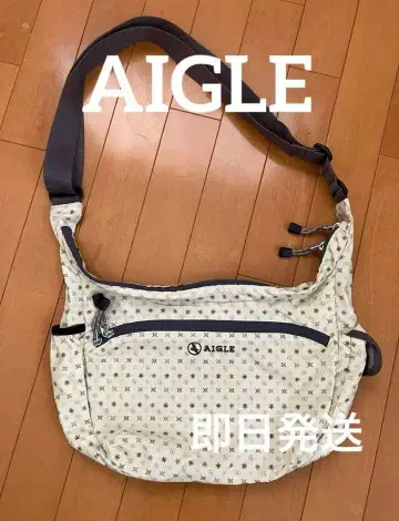 AIGLE 숄더백 베이지 나일론