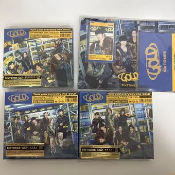 SixTONES GOLD 초회판 A.B 일반ver