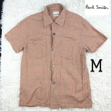 폴스미스 폴스미스 반팔 셔츠 기하학 패턴 이탈리아제 원단 M