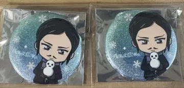 명탐정 코난 잔상에서 탈출 모로후쿠 타카아키 글리터 캔뱃지 2종 세트