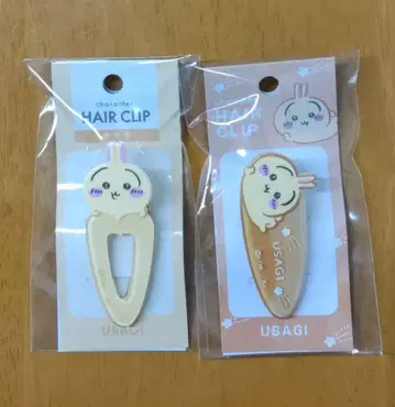 치이카와 (먼작귀) 토끼 헤어 클립 2개 세트