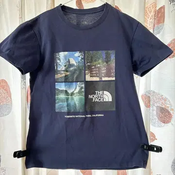 THE NORTH FACE 네이비 티셔츠 M 폴리에스테르 NT31851