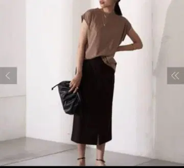 LoungeDress 라운지 드레스 에코 스웨이드 스커트
