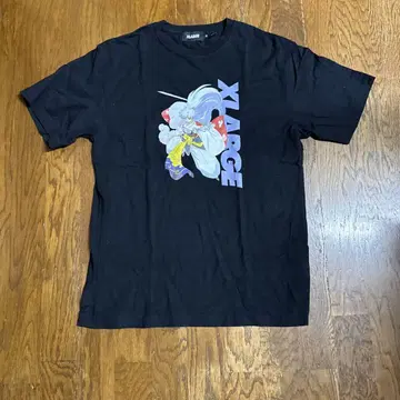XLARGE 애니메이션 캐릭터 티셔츠 M 블랙