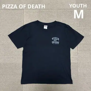 PIZZA OF DEATH YOUTH M 사이즈 Tee 반팔 블랙