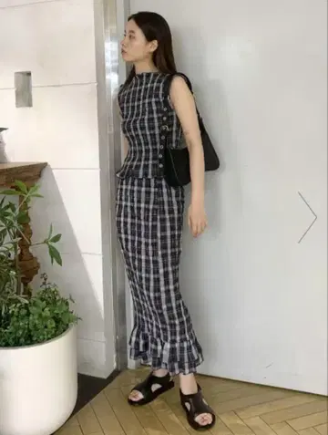 moussy 마우지 셔링 머메이드 스커트 사이즈 1