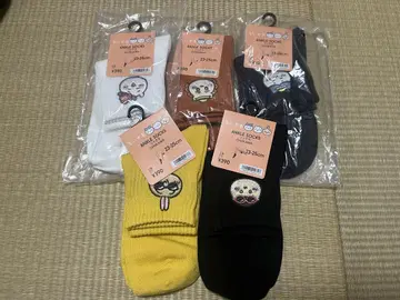 지유 치이카와 (먼작귀) 콜라보 양말 5장 세트