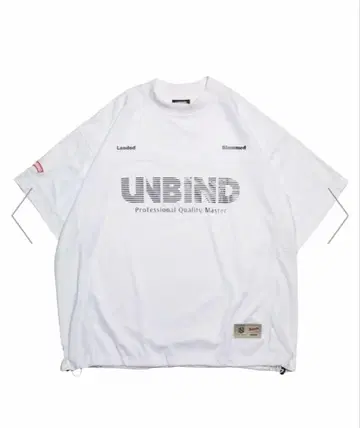 UNBIND LANDED MOCK SHIRT 화이트 티셔츠 미사용