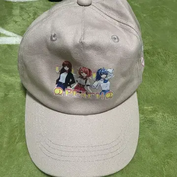 컬러풀 피치 모자 캡 루나 노아 에토 여자 여자 멤버 핑크 베이지