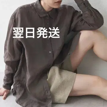 Whim Gazette 윔 가제트 라미 셔츠 차콜 그레이