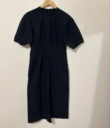 네이비 반팔 원피스