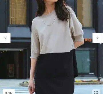 이번 시즌 [세탁 가능] 레이온 폴리에스테르 스트레치 돌먼 니트