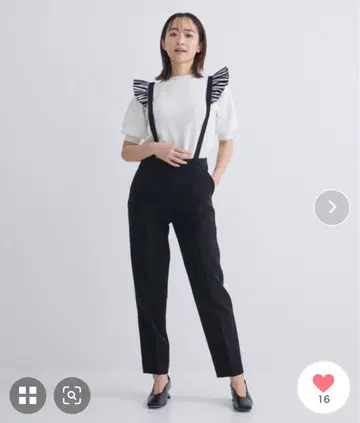 보더스 앳 발코니 서스펜더 팬츠 미사용 새상품 suspender