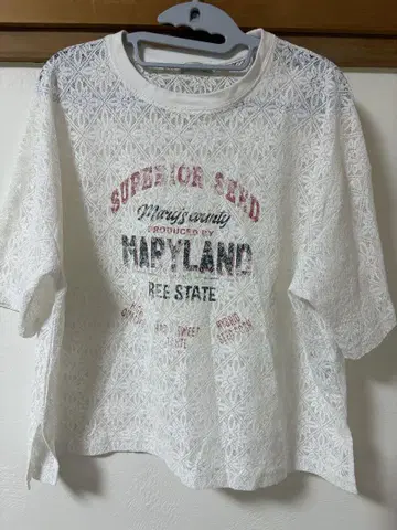 니코앤드 레이스 프린트 티셔츠