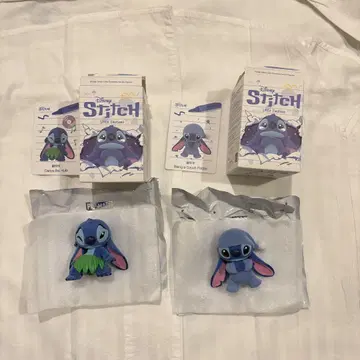 디즈니 스티치 봉제 인형 2종 세트 팝 마트