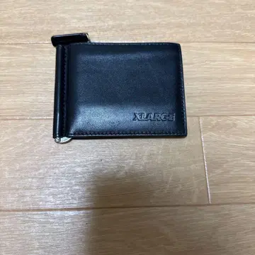 XLARGE 블랙 두겹 지갑 머니 클립 포함