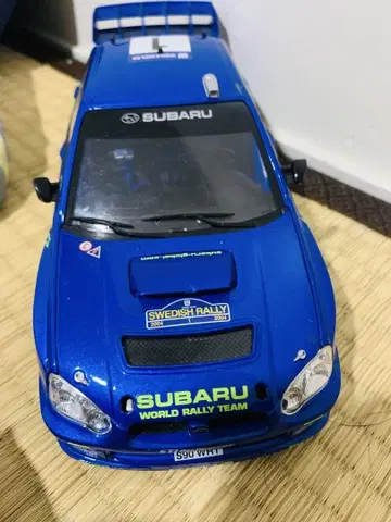 스바루 임프레자 WRC 2004 랠리 카 미니카 1/18 절판
