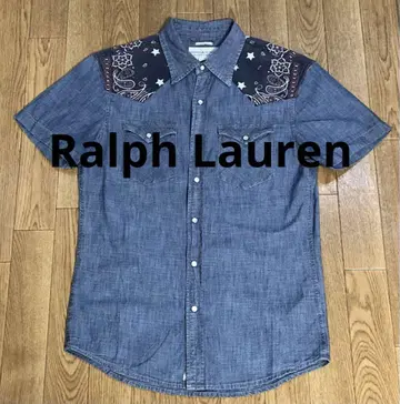 Ralph Lauren 랄프 로렌 데님 샴브레이 웨스턴