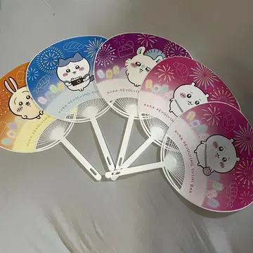 치이카와 부채 5장